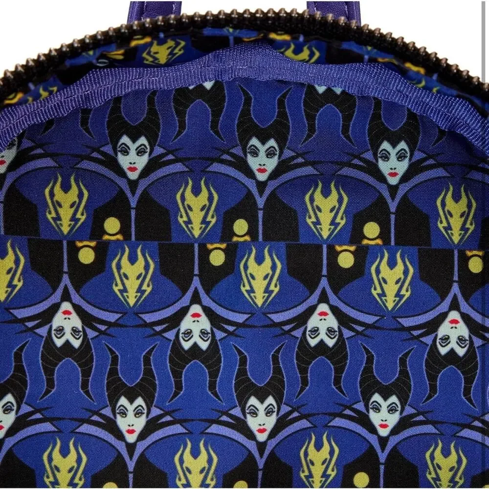 Loungefly Disney Backpack Maleficent Dragon Lenticular and GITD Mini Backpack